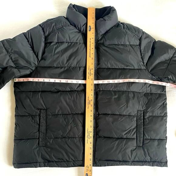 ANDREW MARC Puffer Winter Coat Mens XXL Black Warm Cozy Insulated Bomber Jacket - Picture 8 of 11